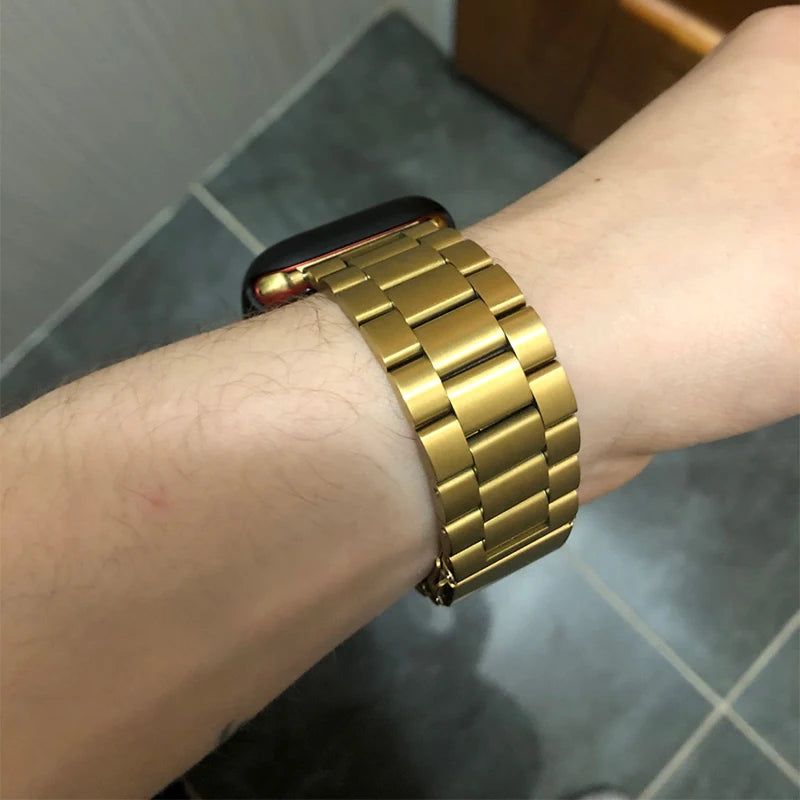 Stainless Steel Strap For Apple Watch - Premium Apple Watch Accessories from Dressmycell.com - Just $15! Shop now at Dressmycell.com Stainless Steel Strap For Apple Watch - Premium Apple Watch Accessories from Dressmycell.com - Just $15! Shop now at Dressmycell.com